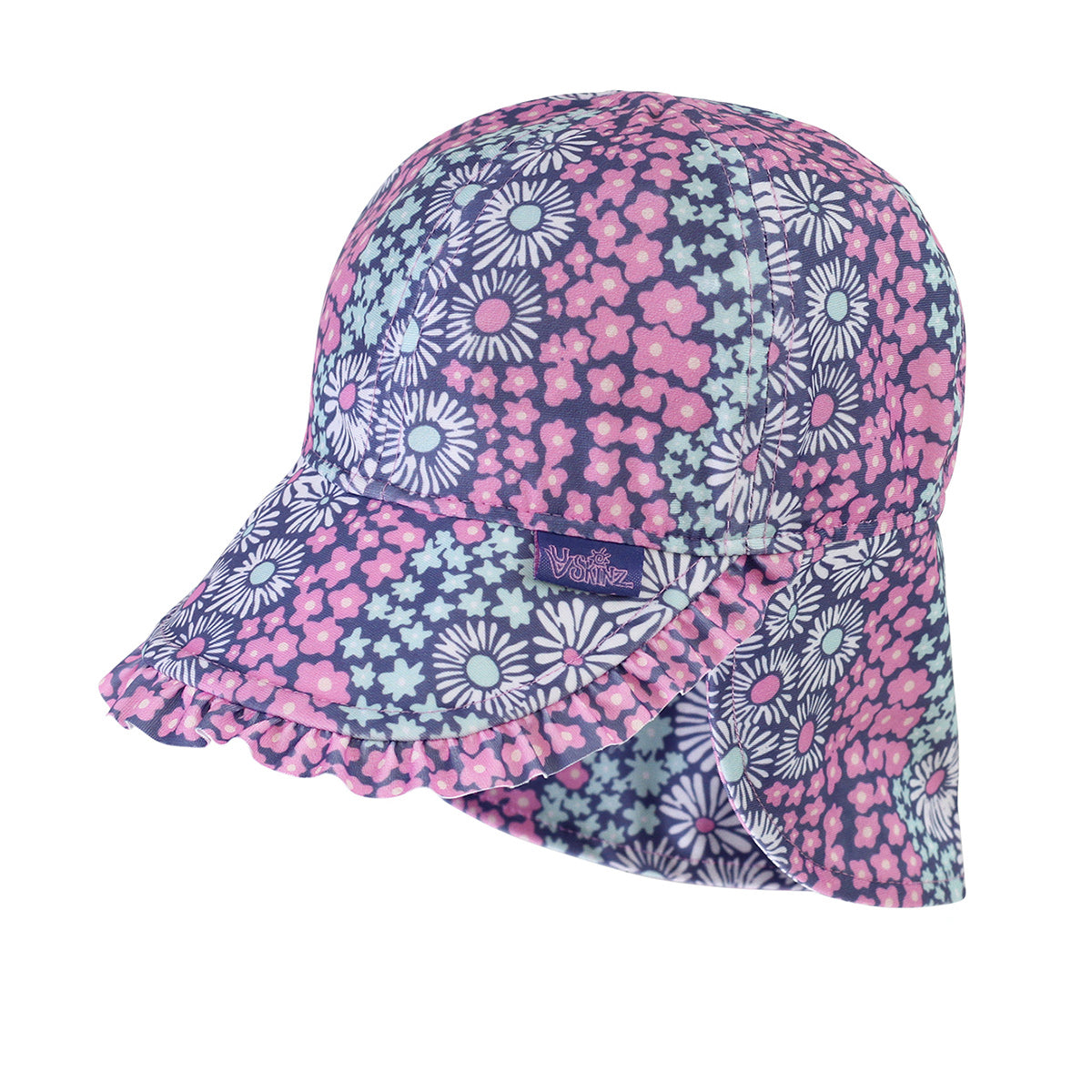 Baby Girl's Swim Hat with a Neck Flap | Certified UPF 50+ – UV Skinz®