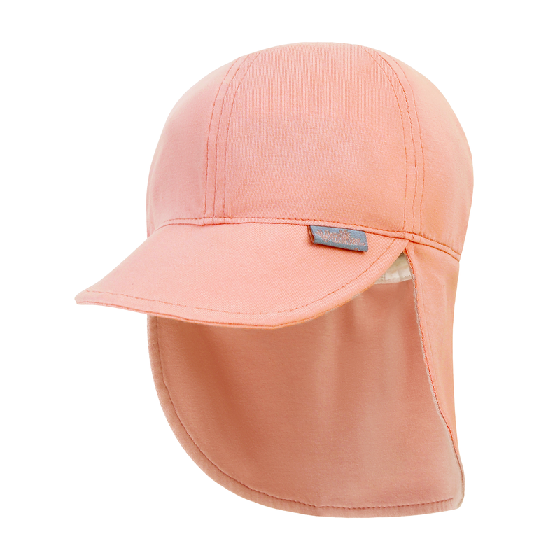 baby everyday flap hat in dusty pink|dusty-pink