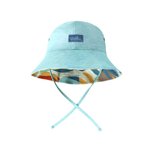 Baby boy sun hat with strap on sale