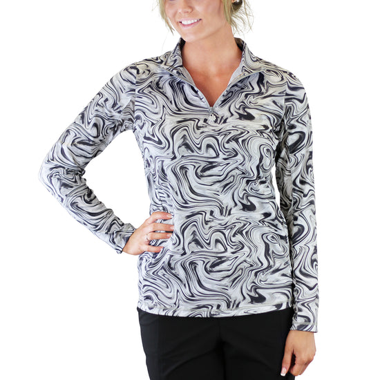 UV Skinz UPF 50+ | Women's Long Sleeve Ruched Sun Shirt | UPF 50+