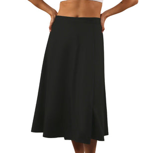 Women's Wrap Skirt in Black|black
