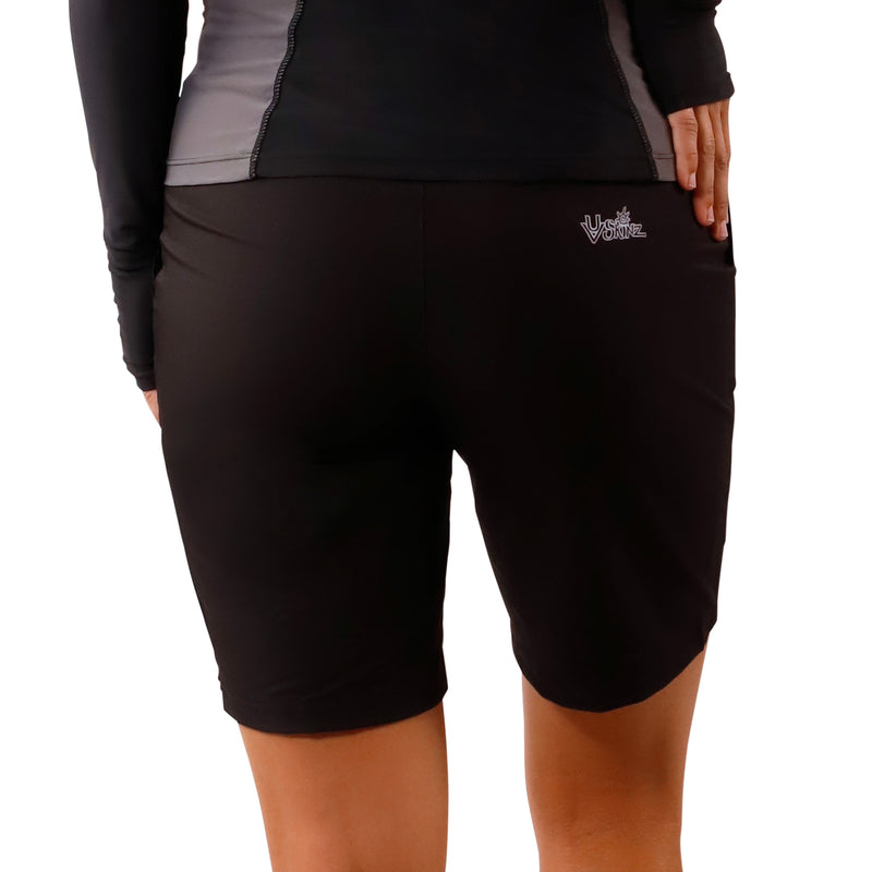 Womens board short back|black