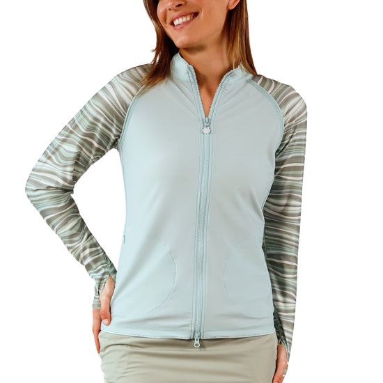 front of womens classic water jacket|everglade-waves