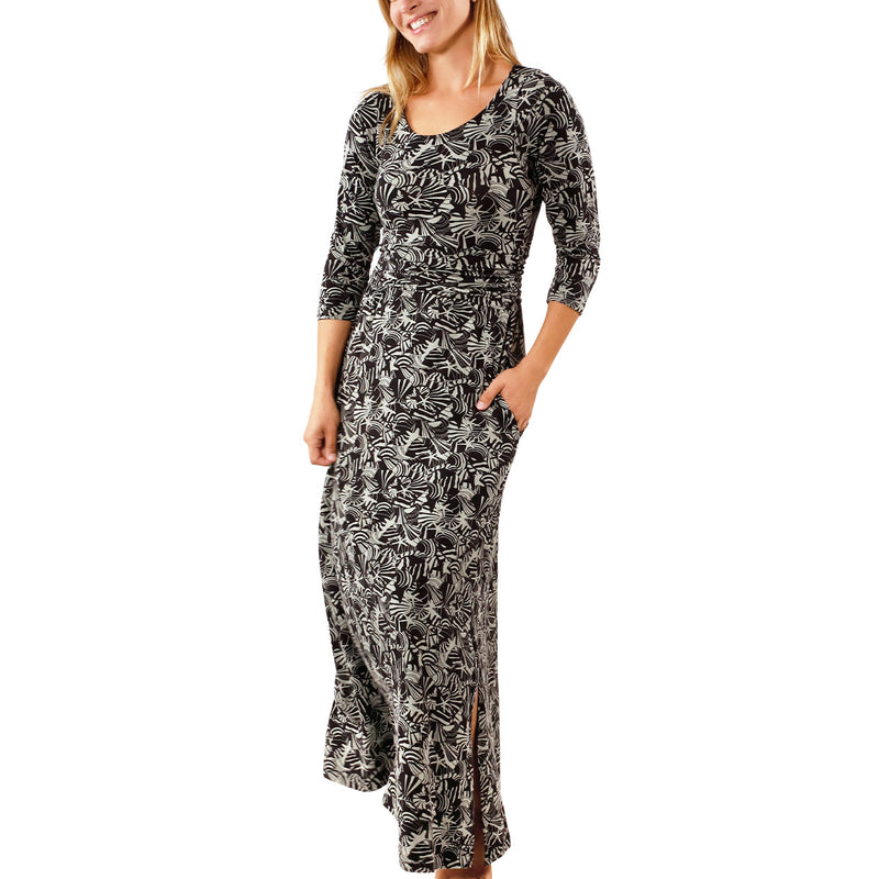 womens scoop neck maxi dress in shadow shells|shadow-shells