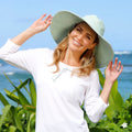 woman in dewdrop max shade hat|dewdrop