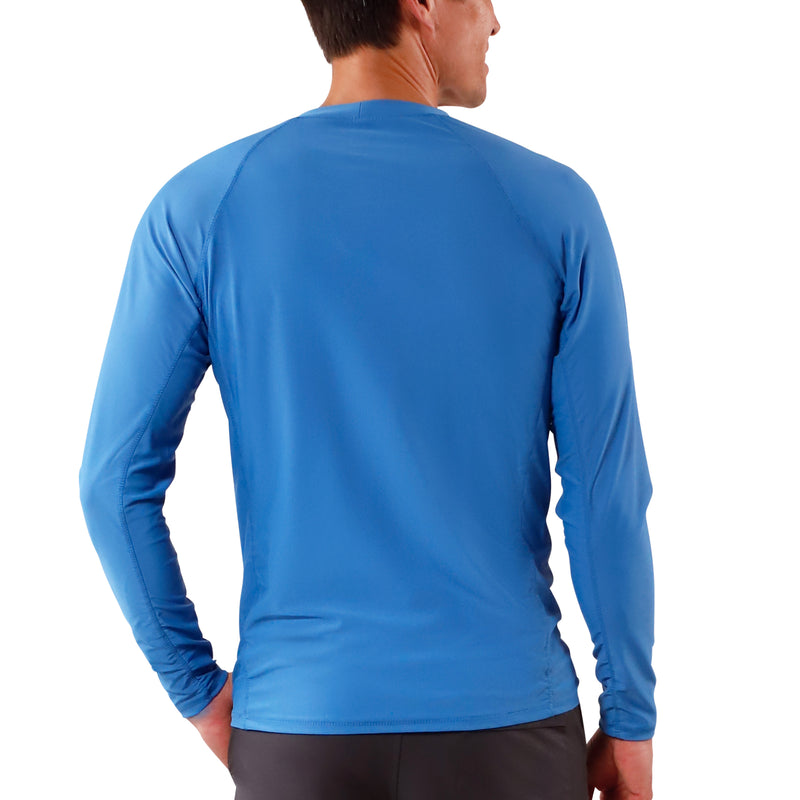 men's long sleeve crew swim shirt in belize|belize