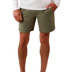 men adventure shorts|washed-olive