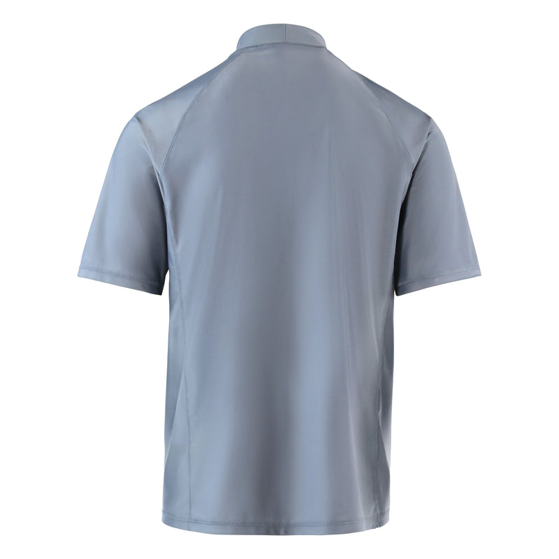 back view of mens SS active sun & swim shirt|mirage