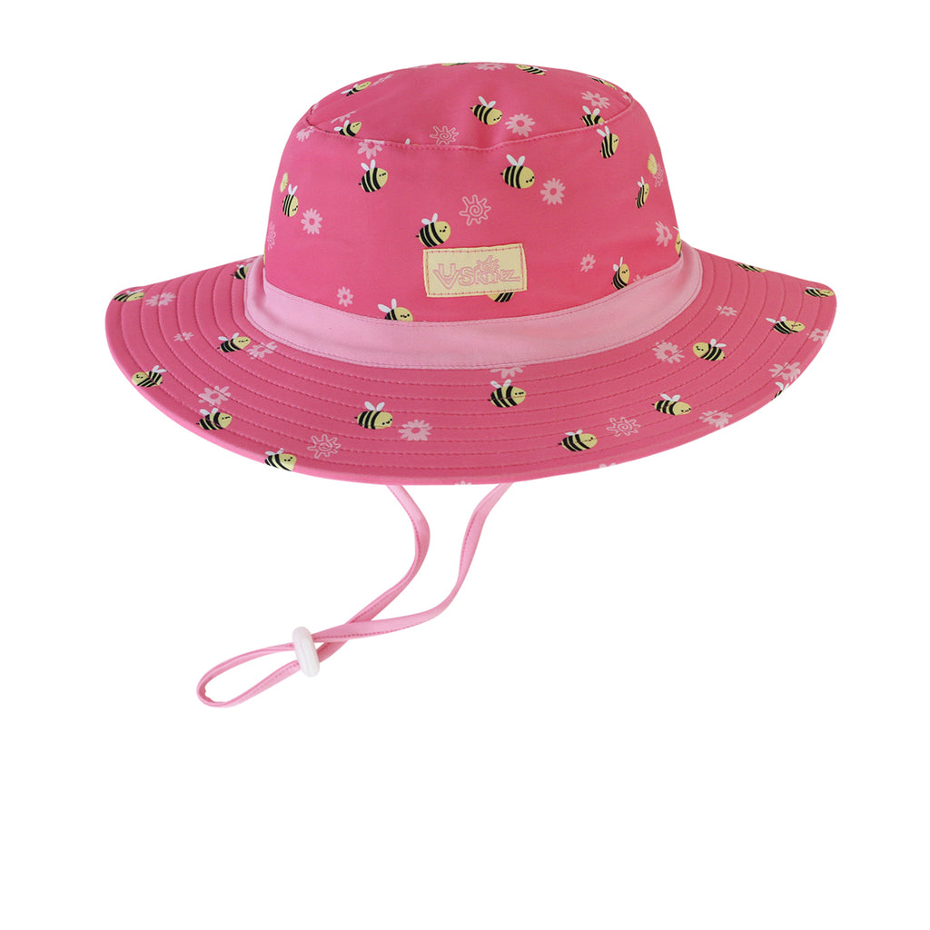 Girl's Adjustable Bucket Hat  Certified UPF 50+ – UV Skinz®