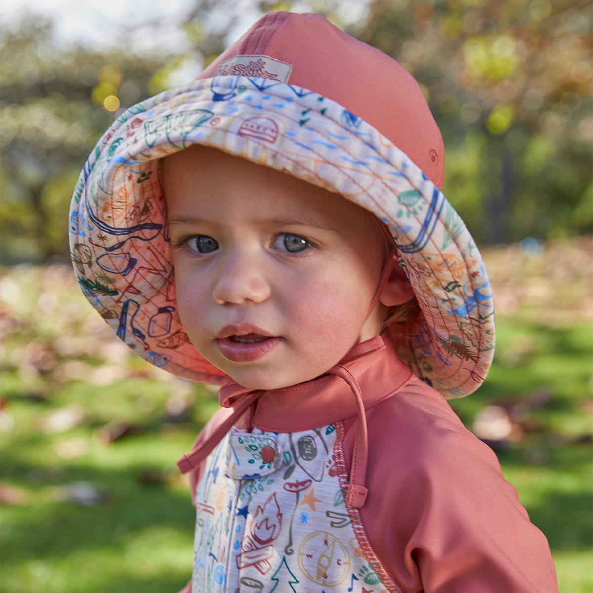 Baby Boys' Reversible Sun Hat | Baby UPF 50+ Bucket Hat – UV Skinz®