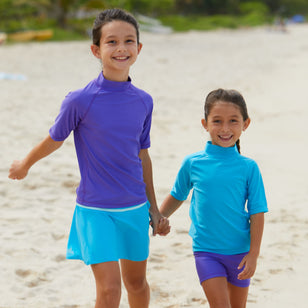 Girl's Long Sleeve Swim Shirt  Certified UPF 50+ – UV Skinz®
