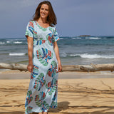 Women's UPF Maxi Dress Cover Up | Modest Beach Cover Up – UV Skinz®