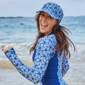 women's swim cap in shibori tie dye|shibori-tie-dye