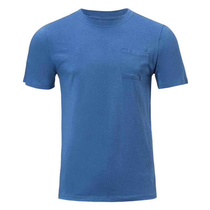 Men's UPF 50+ Sun Protection Shirts Quick Dry UV T-Shirts, Royal Blue / 2XL