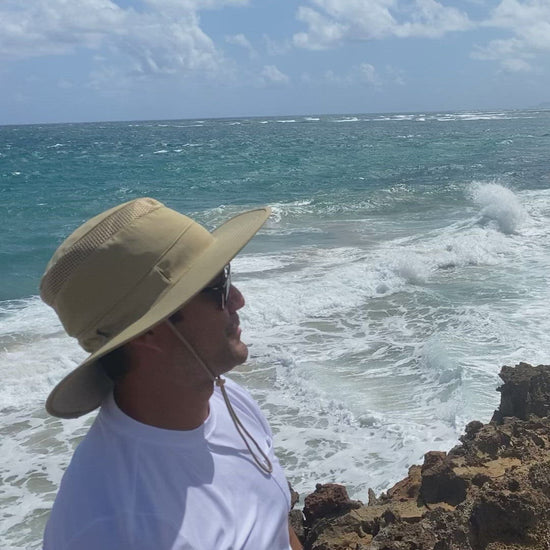 Mens Hat Adult Male Coneflower 54 Men Sun Hat Wide Brim Beach Hat